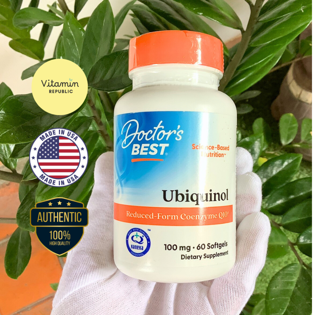 Ubiquinol (100 mg / 60 softgels) by Doctor's Best คิวเท็น