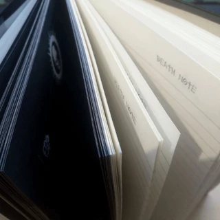P085 สมุดโน้ต Death Note สมุดโน๊ต ลายอะนิเมะ สมุด+ปากกาขนนก ที่คั่นหนังสือ สมุดจดบันทึก ของขวัญ SP