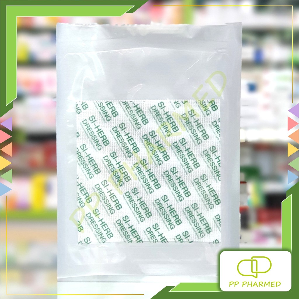 Si-Herb แผ่นตาข่ายป้องกันการติดแผล Lipido-Colloid Dressing ซอง1แผ่น