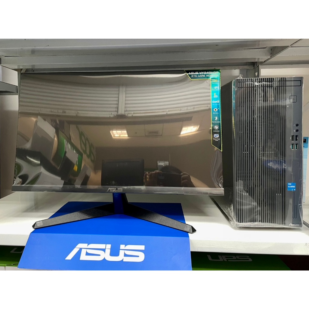 คอมพิวเตอร์ตั้งโต๊ะ พร้อม💥ฟรีจอ💥ASUS DESKTOP TW S503MER-314100005WA Gray