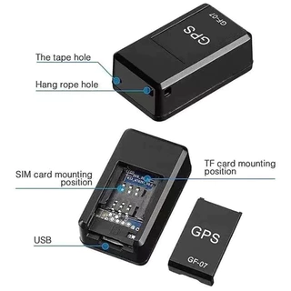 GF07 GPS ติดตามรถ อุปกรณ์ติดตามยานพาหนะ เหมาะสำหรับยานพาหนะ เด็ก และสัตว์เลี้ยง ป้องกันการสูญหาย ติดตั้งด้วยแม่เหล็ก
