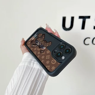 เทรนด์ แบร์ เคส OPPO A5 2020 A35 A16 A16s A54s A17 A17 A9 2020 A11X A11 การ์ตูนหมีรุนแรงกันกระแทกเคสโทรศัพท์TPU