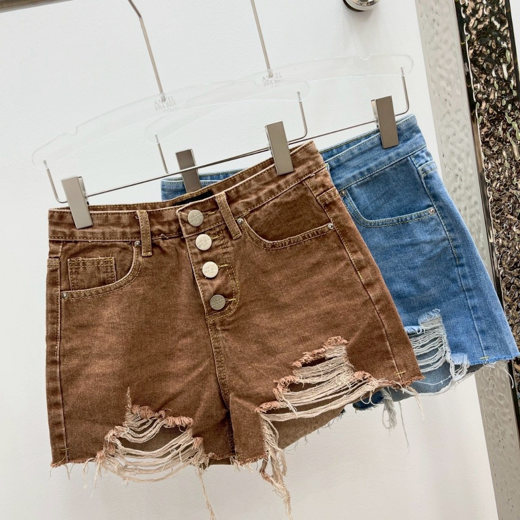 ANGELBRABRA - กางเกงยีนส์ขาสั้น Tilly