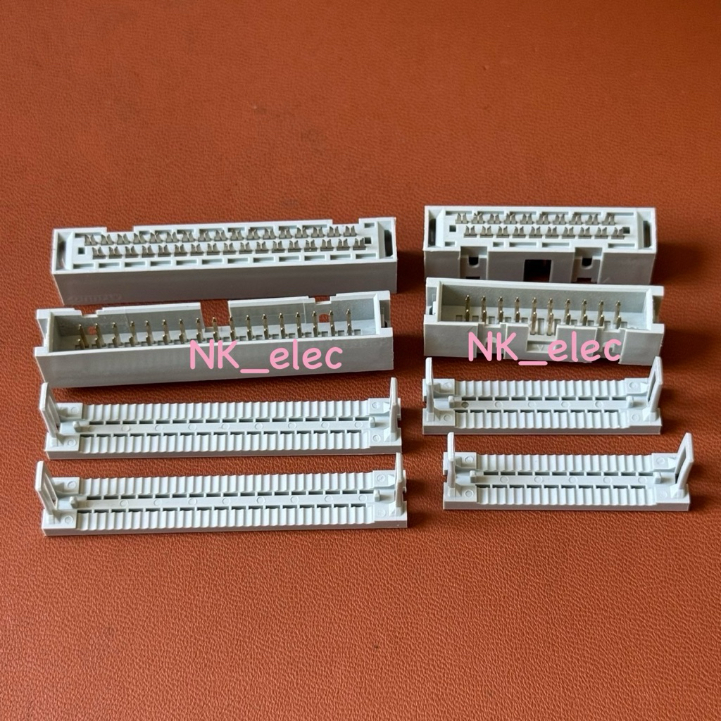 IDC Plug Connector 2.54MM ตัวผู้ ย้ำสายแพร แพ็คละ 5 ตัว มีสินค้า พร้อมส่งในไทย🇹🇭
