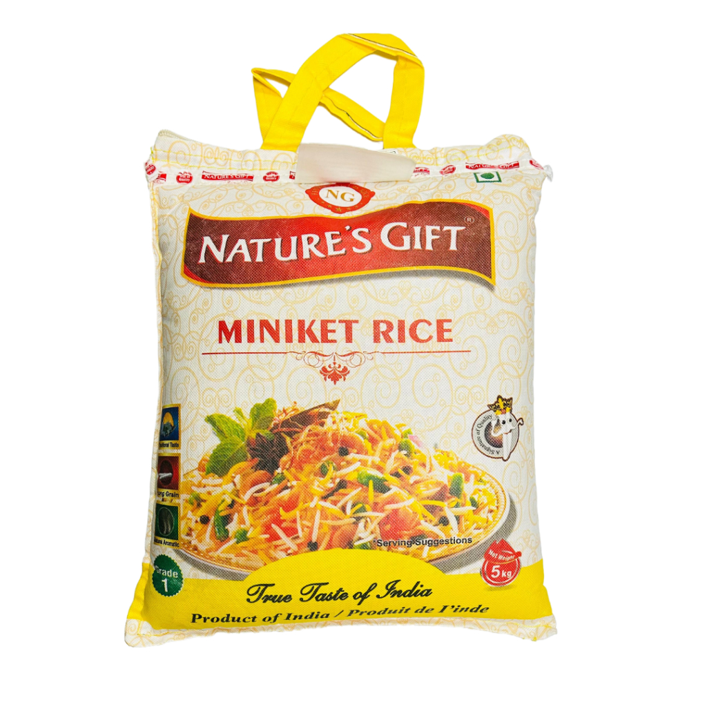 Nature Gift Miniket Rice 5 Kg ( ข้าวมินิเก็ต เนเจอร์กิฟท์ )