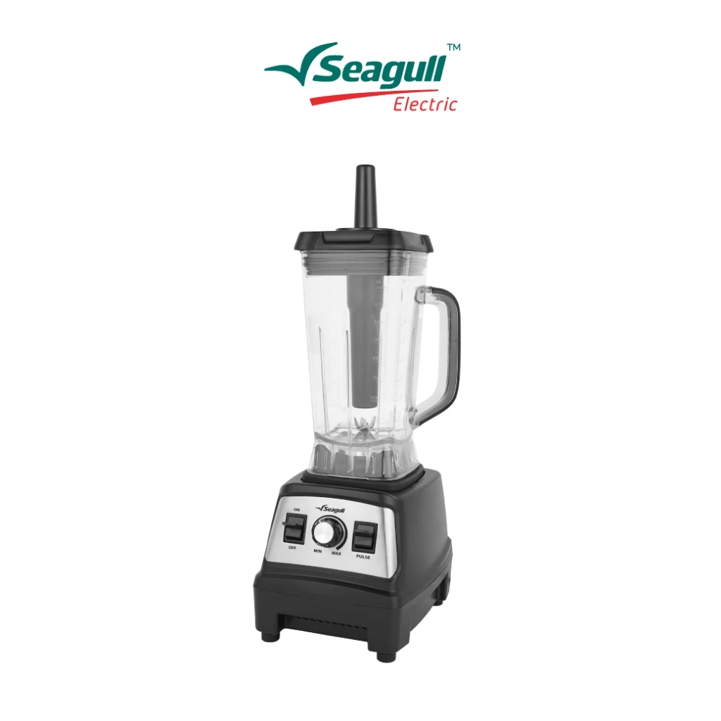 Seagull เครื่องปั่นมืออาชีพ พาวเวอร์โปร 2.0 ลิตร (ดำ) 2500W มอเตอร์รอบสูง เครื่องปั่นเชิงพาณิชย์ เครื่องปั่นสมูทตี้
