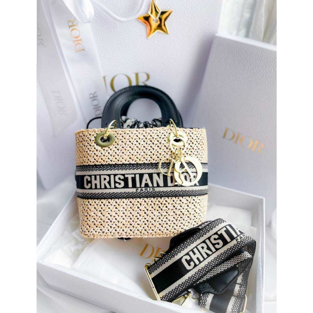 กระเป๋าสาน Lady Dior งาน Hiend งานกริบมาก เกรดพรีเมี่ยม