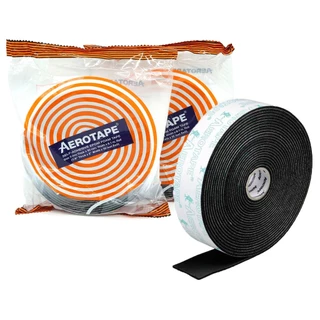 AEROTAPE แอร์โรเทป เทปโฟมดำ เทปกาวดำ พันท่อ ฉนวนมีเทปกาวในตัว เต็มม้วน 9.1 เมตร/และ ตัดแบ่งขาย เมตร