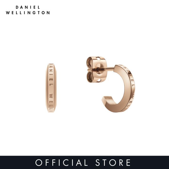 Daniel wellington ต่างหู ELAN EARRINGS สีโรสโกลด์