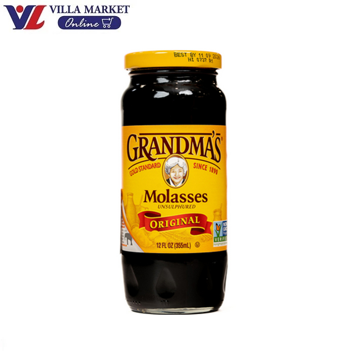Grandma'S Molasses Original 355 Ml. Gold Standard Since 1890 โมลาสเสส ออริจินัล สำหรับทาขนมปัง