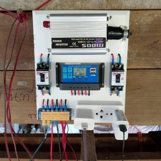 ชุดนอนนา ชุดโซล่าเซลล์ 3000Wmini 500W ชุดชาร์จพลังแสงอาทิตย์ 18V 20W ไฟโซล่าอเนกประสงค์ พร้อมส่ง