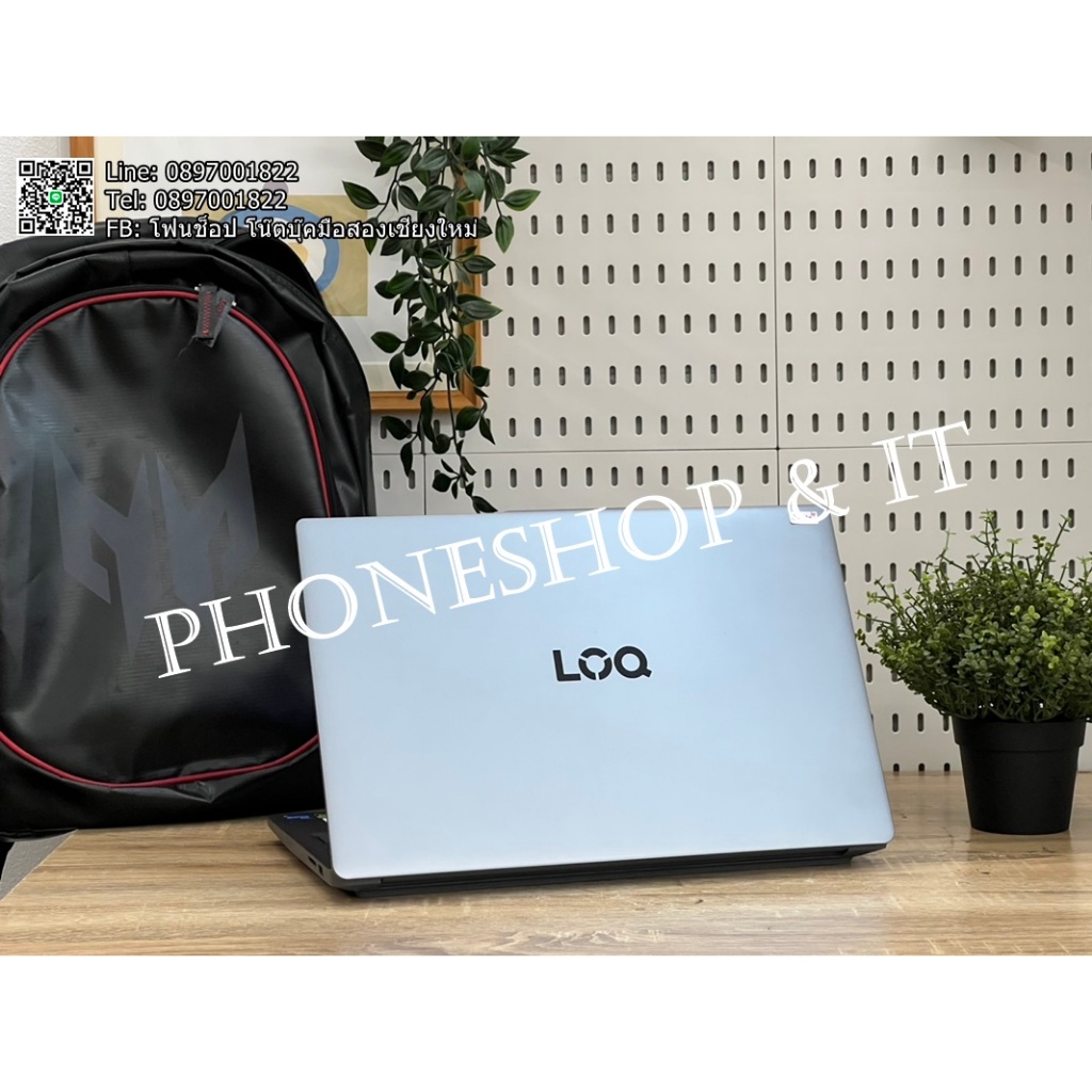 Lenovo LOQ 15IAX9E (RTX 3050 6 GB.) ราคา 21,900 บาท