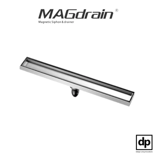 MAGDrain - ตะแกรงรางยาวท่อระบายน้ำป้องกันกลิ่นและแมลง 100% รุ่น JX-Q50T-B ของแท้