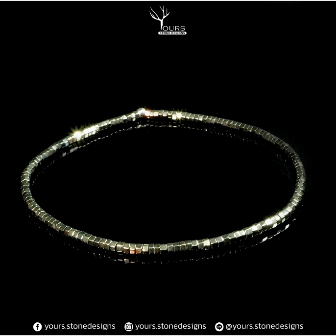 สร้อยข้อมือ " เฮมาไทต์ Hematite " มีหลายดีไซน์ กำไลหินนำโชค เสริมโชค