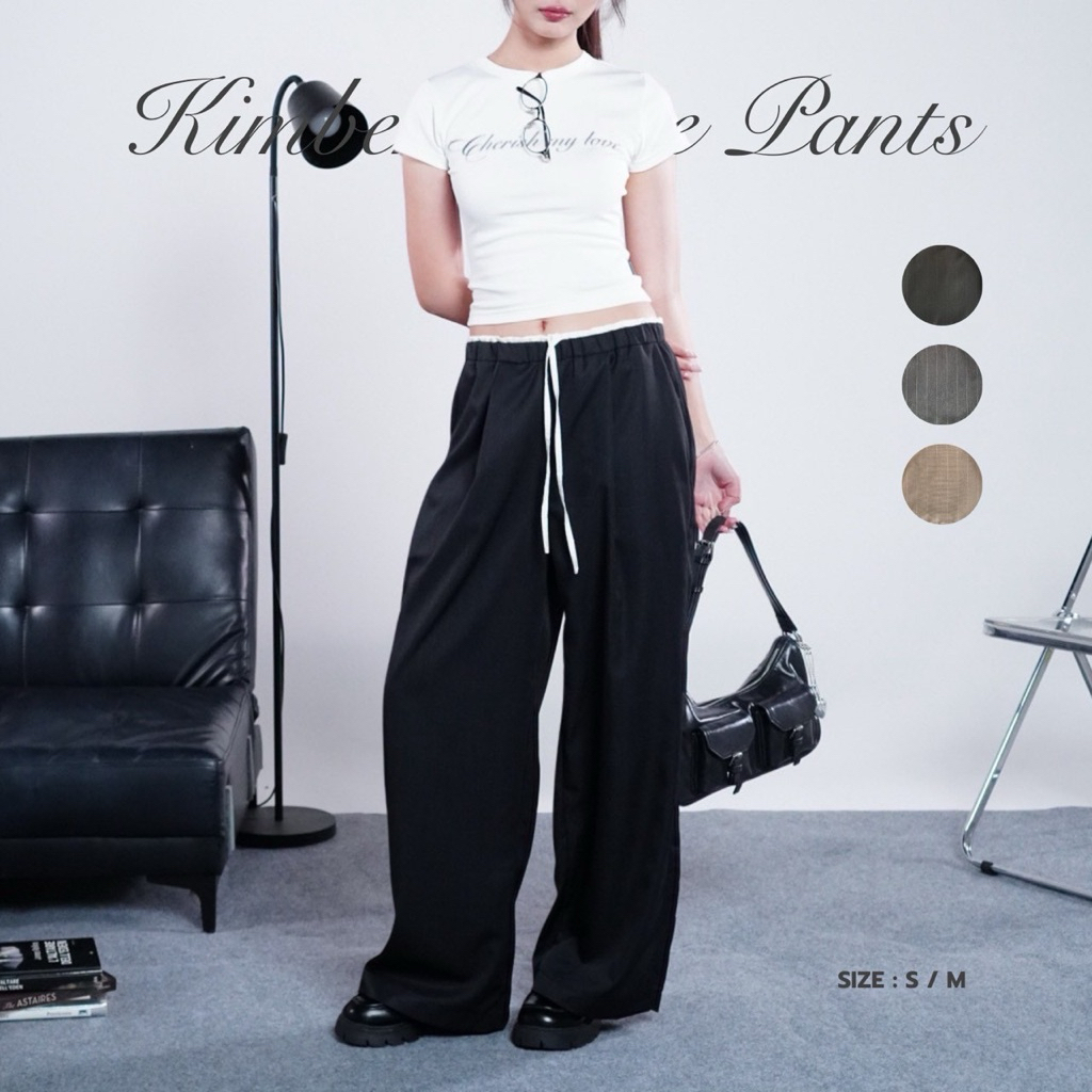 ･῾ ᵎ Kimber Stripe Pants * กางเกงริ้วขายาว