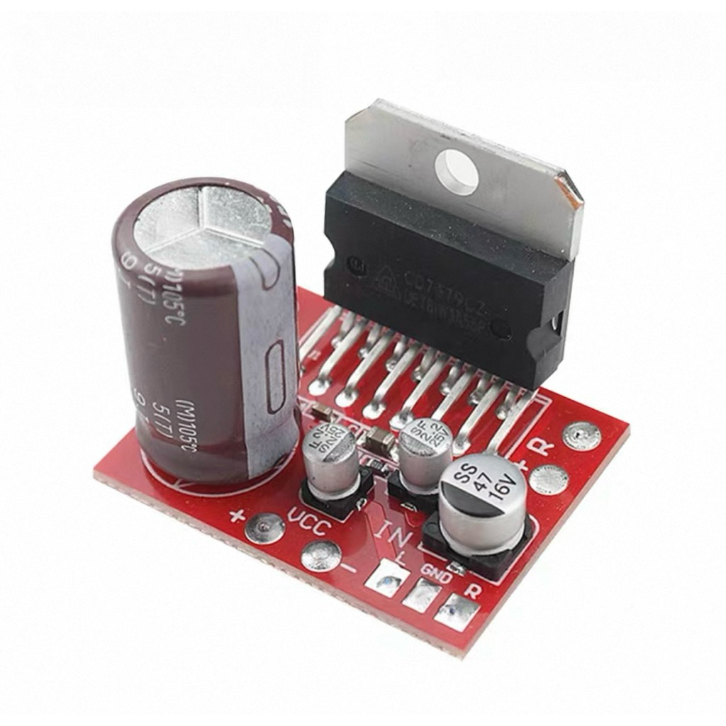 ชุดคิทบอร์ด ภาคขยายเสียงAmplifier CD7379 stereo 2X38W@4ohm 18vdc ไม่มีHeatsink