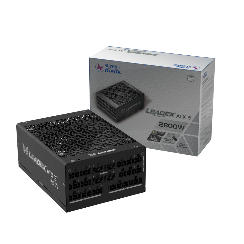 SUPER FLOWER LEADEX TITANIUM 2800W POWER SUPPLY 10 Year Warranty (SF-2800F14HP)