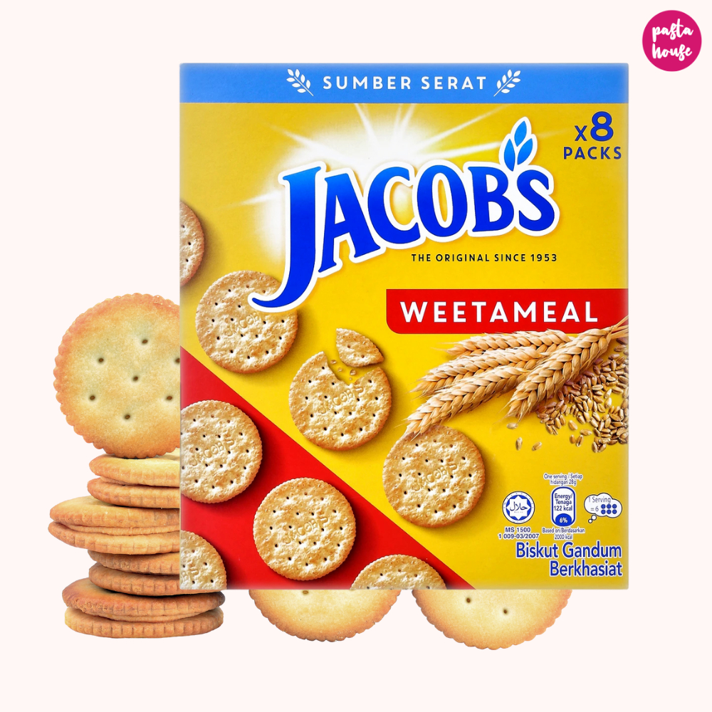 Jacob's Weetmeal Cracker 216g แครกเกอร์ เจคอบส์ ไฟเบอร์สูง