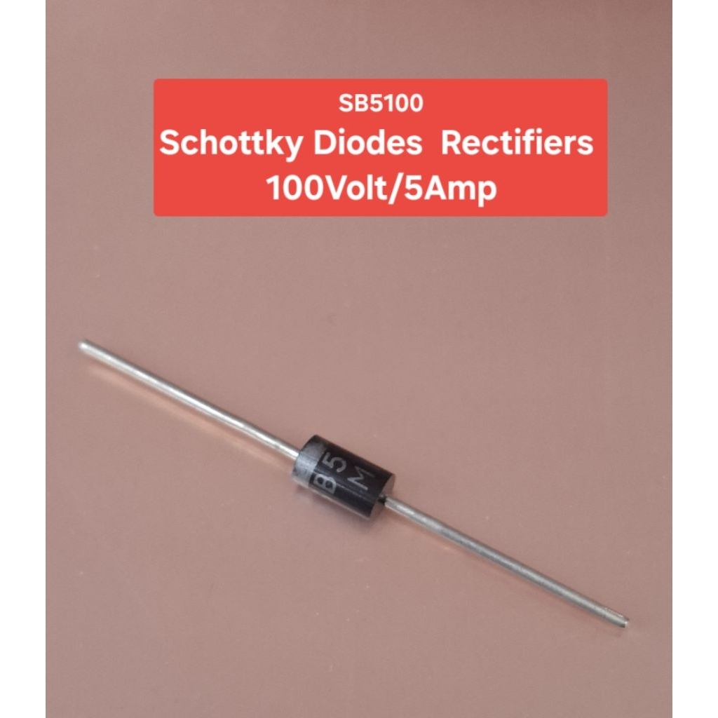 SR5100/SB5100 เบอร์เดียวกัน Schottky Diodes Rectifiers 100Volt/5Amp (ห่อละ 5ตัว)(ราคาห่อละ)