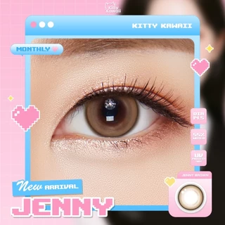 คอนแทคเลนส์[กลาง] Jenny Light Brown / Brown / Gray (Kitty Kawaii) ☁️ มี อย.ไทย