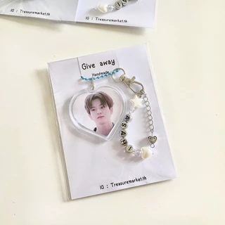 พวงกุญแจใส่ลูกปัดตัวอักษร ของขวัญทุกโอกาส✨ (ส่งรูปแจ้งตัวอักษรทางแชทหลังสั่งซื้อทันที💓)ผลิต2-3วัน📮