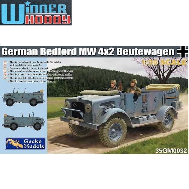 Gecko Models 35GM0032 GERMAN BEDFORD MW 4X2 BEUTEWAGEN 1/35