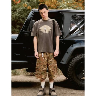 DM14 Short Cargo Camo Brown กางเกงคาร์โม่