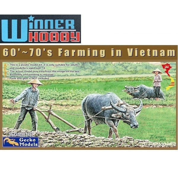 Gecko Models ฟิกเกอร์ 35GM0107 Farming in Vietnam 1/35