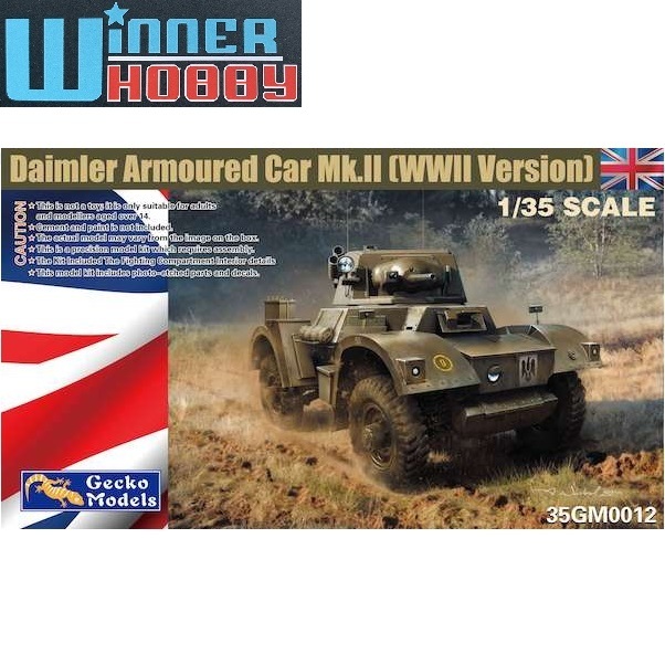 Gecko Models 35GM0012 DAIMLER ARMOURED CAR MK. II WWII 1/35