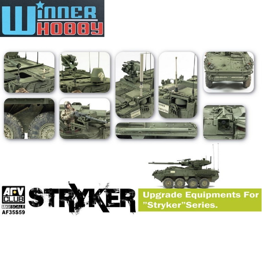 AFV Club 35S59 Stryker Upgrade Equipment for Stryker Series Vehicles 1/35