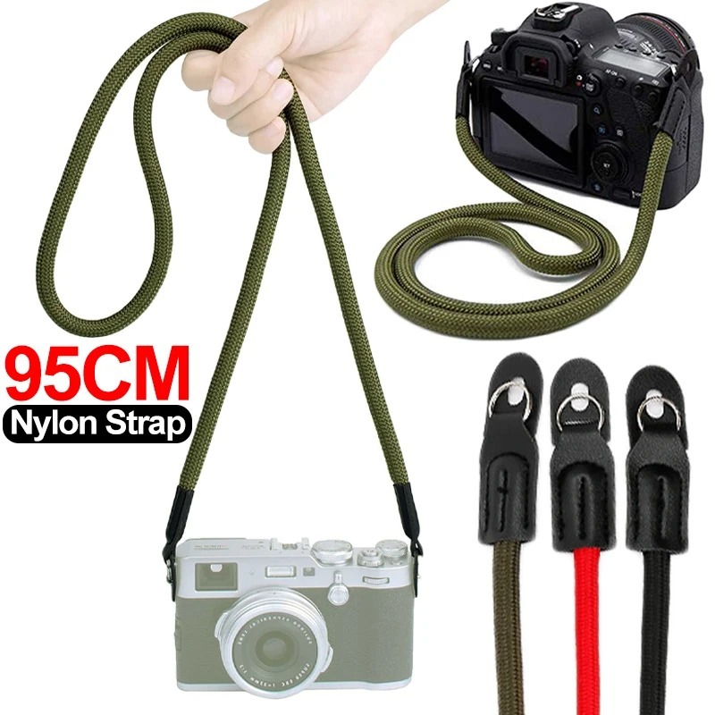 สายกล้อง สายคล้องกล้อง เชือกถัก สะพายคล้องกล้อง คล้องแขนสำหรับกล้อง  Sony Fuji Camera strap (คอJC/JD)