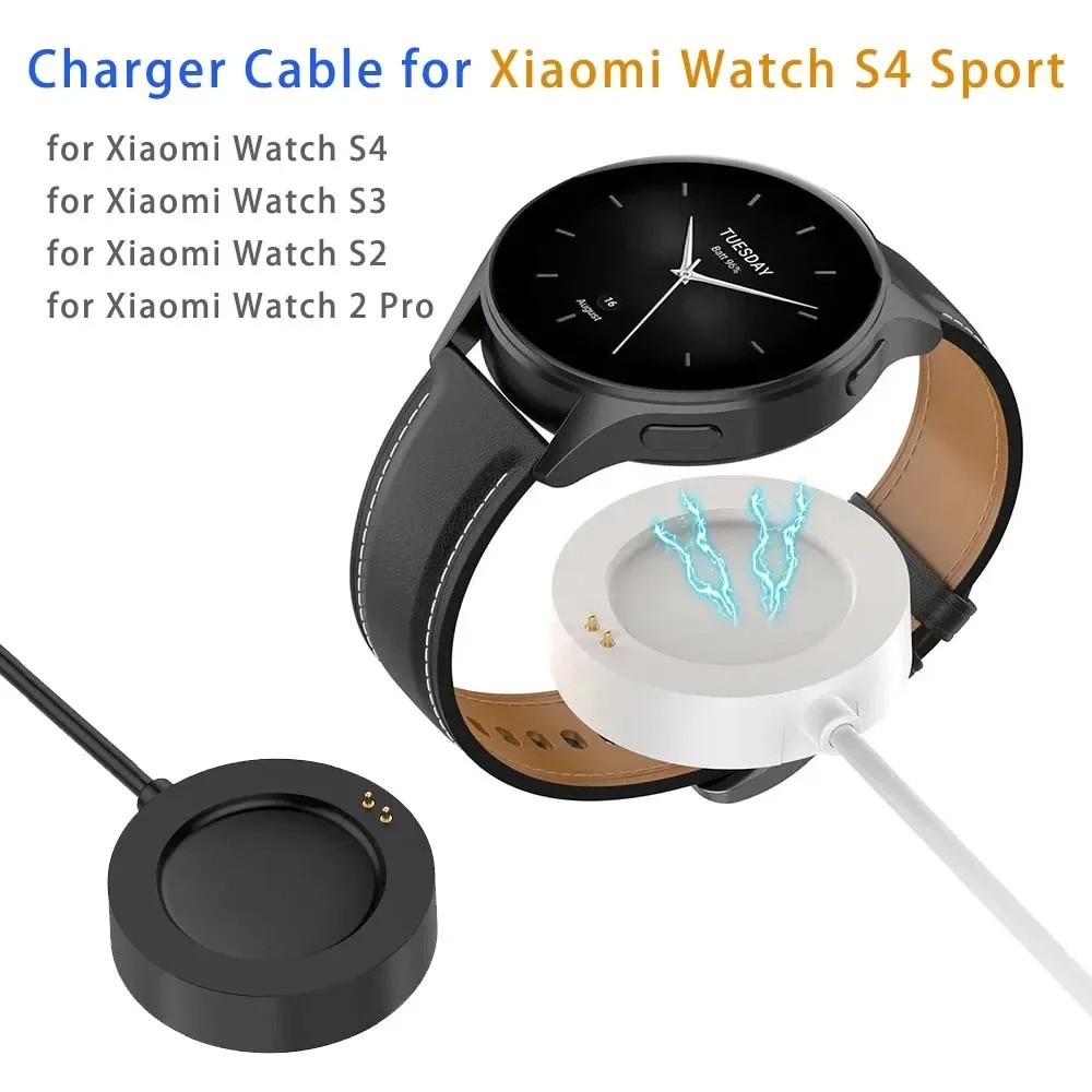 สายชาร์จนาฬิกา แท่นชาร์จนาฬิกาสำหรับ Xiaomi Watch S2 / Watch2 Pro / S3 / S4 / H1 ที่ชาร์จ USB แบบแม่เหล็ก ชาร์จเร็ว
