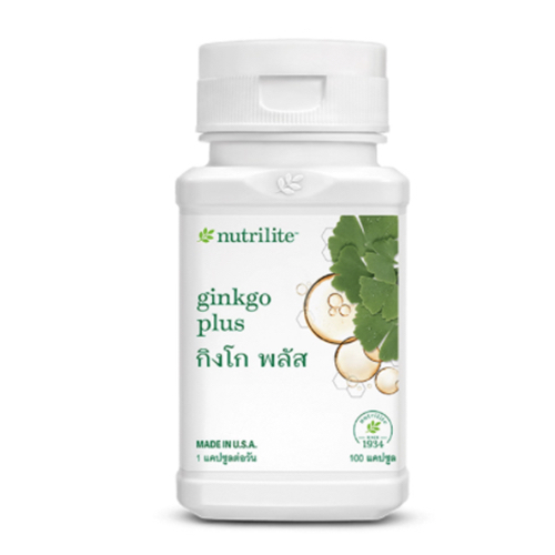 Shop Ginkgo Plus กิงโก พลัส Nutrilite นิวทริไลท์ Amway แอมเวย์ 100 เม็ด ของแท้ ชอปไทย