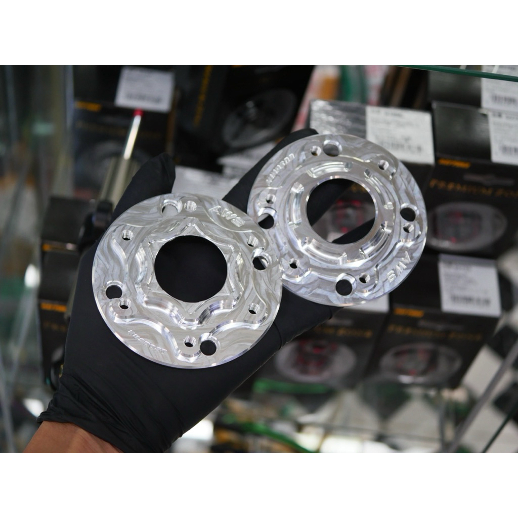 🚘สินค้าพร้อมส่ง🚘แผ่นรองจานเบรค BU69 สำหรับจานเบรคขนาด 200 มิล จานเบรคลาย SP แคปซูลไม่กลึงดุม