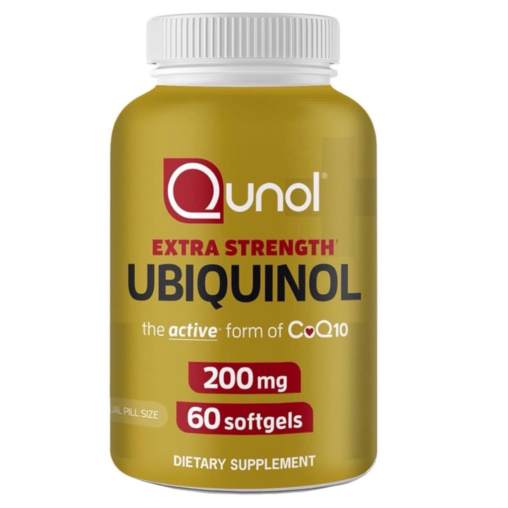 (QUNOL) UBIQUINOL COQ10  100-200 mg (60 softgels) นำเข้าจากอเมริกา