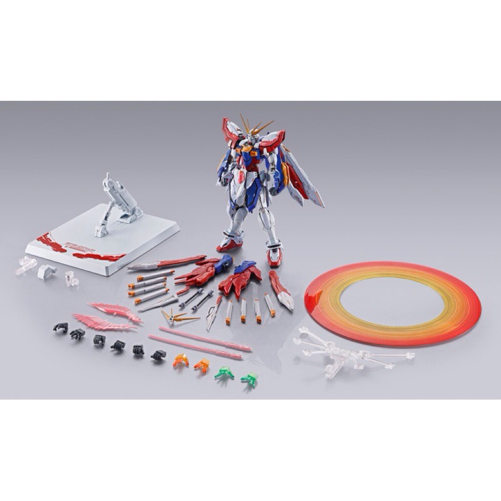 สินค้าพร้อมส่งBANDAI Metal Build Burning Gundam & Burning Gundam Second PREMIUM BANDAI Action Figure