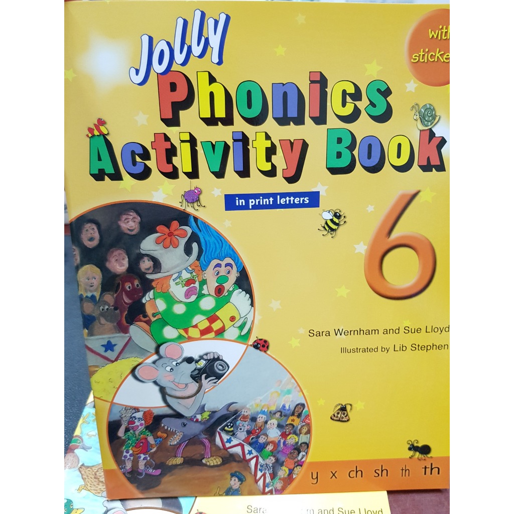 ปกเดิม PP  Jolly Phonics Activity book 6: In Print letters