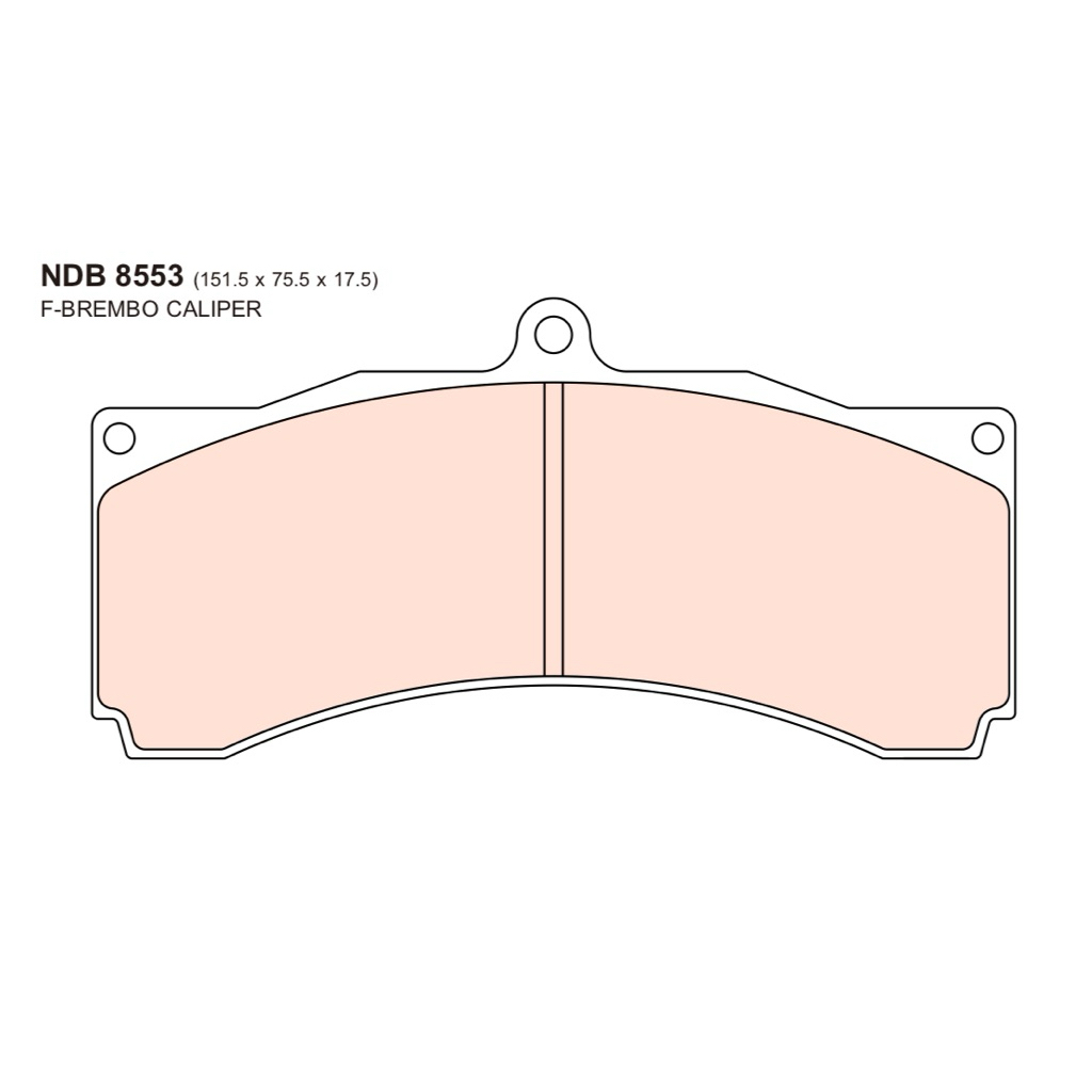 🔥จัดส่งฟรี🔥ผ้าเบรค NEXZTER สำหรับรถ BREMBO CALIPER