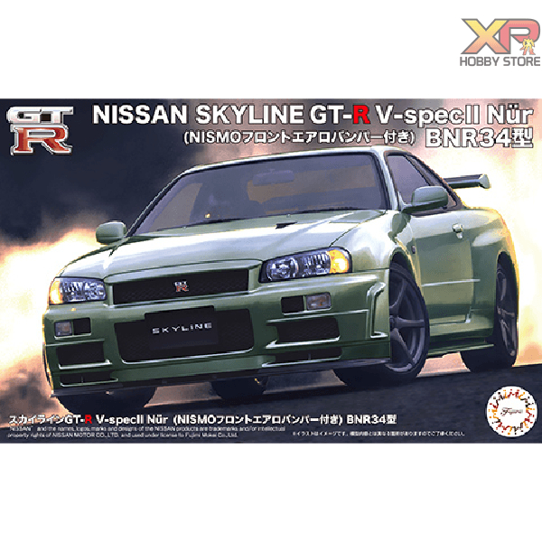 [Fujimi Mokei] 1/24 : Skyline GT-R V-specII Nur w/Nismo Front Aero Bumper (ID-285)