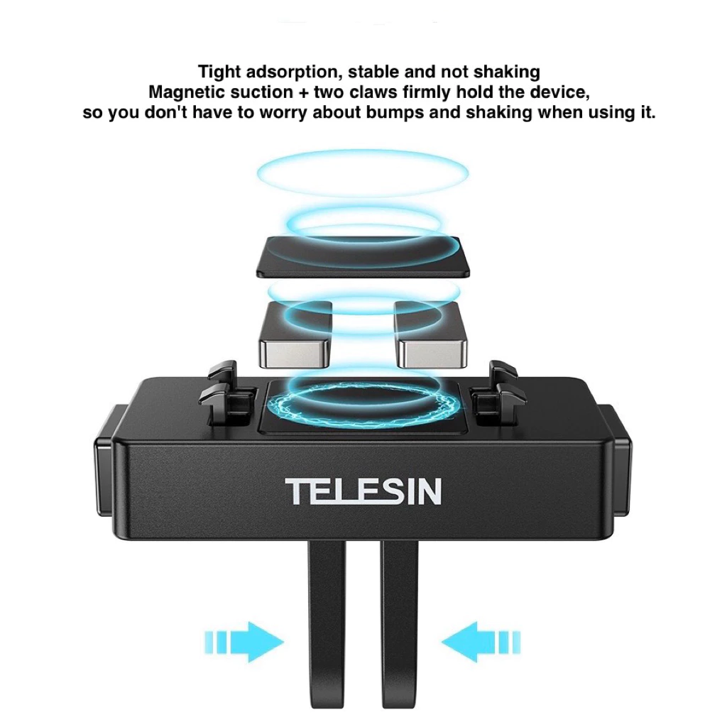 TELESIN for Insta360 X5 X4Air  ACE PRO2 ACE PRO  ACE Magnetic Quick Release Base  ขายึดกล้องแบบแม่เหล็ก(Magnet) thumbnail 3