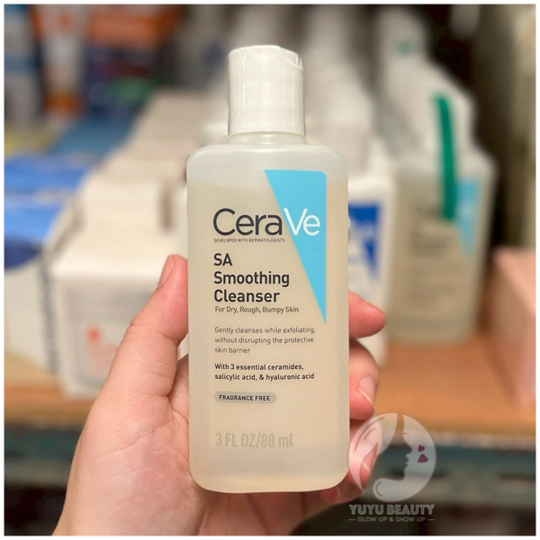 CeraVe SA Smoothing Cleanser 88 ml. เซราวี เอสเอ สมูทติ้ง คลีนเซอร์ 88 มล.