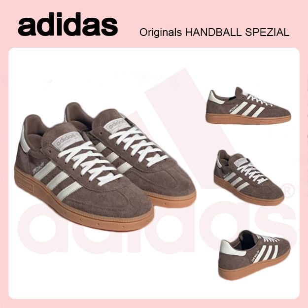【ของแท้100% 】Adidas Originals HANDBALL SPEZIAL Brown white IF6490