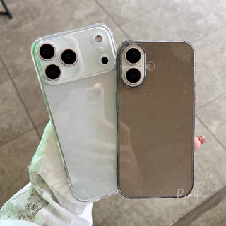 เคสใสกากเพชร สำหรับ 17 pro max for iPhone 16 16Pro 16Promax 16plus ไอโฟน 16 Pro max for iPhone16 For iphone17