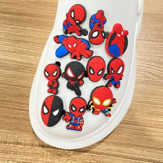13 ชิ้น/เซ็ตรองเท้า Charm MEIDJ ตัวติดรองเท้า Pvc ตัวการ์ตูน สำหรับตกแต่ง MEIDJ Diy รองเท้าหัวโต ติดง่าย น่ารัก