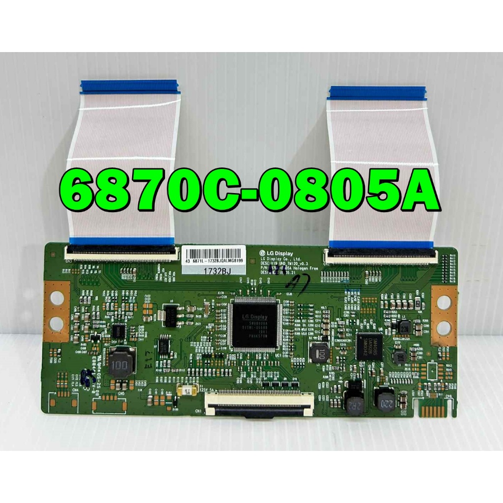 ทีคอน SKYWORTH รุ่น 43UB5500 พาร์ท 6870C-0805A ของแท้ถอด มือ2