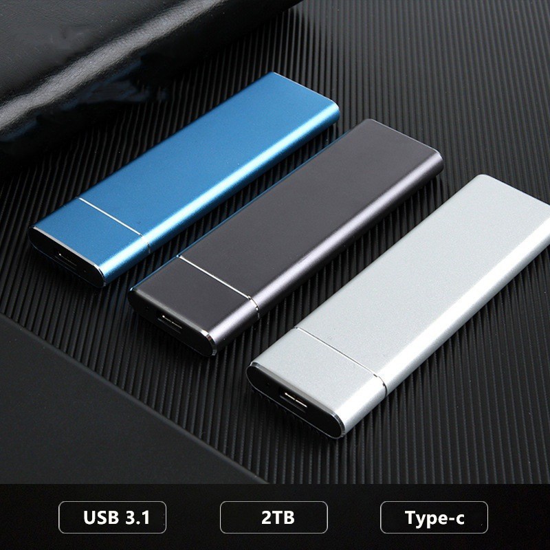 ฮาร์ดดิสก์ภายนอก SSD Type-C USB 3.1 1TB 2TB ความเร็วสูง 20TB  แบบพกพา สําหรับแล็ปท็อป