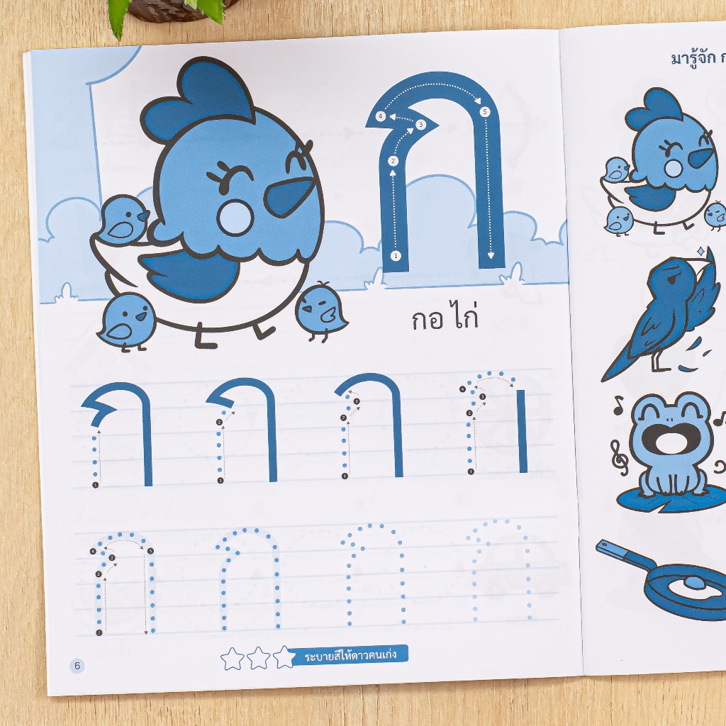 Little Heart(ลิตเติ้ลฮาร์ท) หนังสือ แบบฝึก หัดคัดไทย กขค ชุดที่ 1 – 3 (แยกเล่ม) ราคา ถูกที่สุด ดีลบีเคเค แกลเลอรีภาพที่ 4