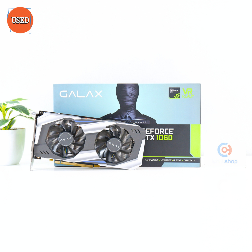 การ์ดจอ (VGA) GALAX GTX1060 6GB 2F OC P13442