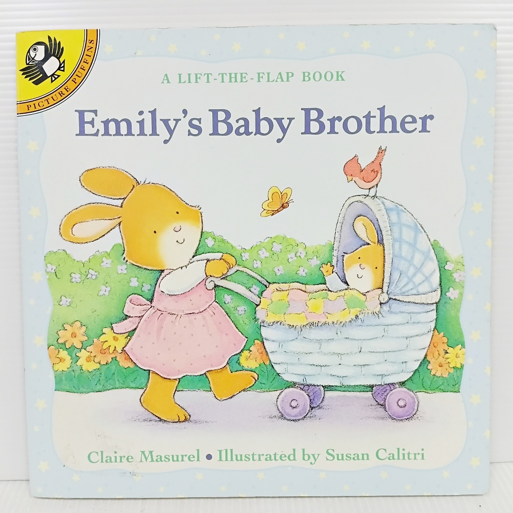 Emily's Baby Brother นิทานภาษาอังกฤษ มือสอง แผ่นเปิดปิด ปกอ่อน