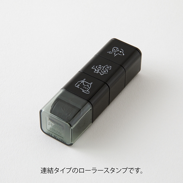 MIDORI Paintable Stamp Roller Dog and Landscape (D35628006) / ตัวปั๊มแบบลูกกลิ้งมีหมึกในตัว ลาย Dog and Landscape ราคา ถูกที่สุด ดีลบีเคเค แกลเลอรีภาพที่ 2